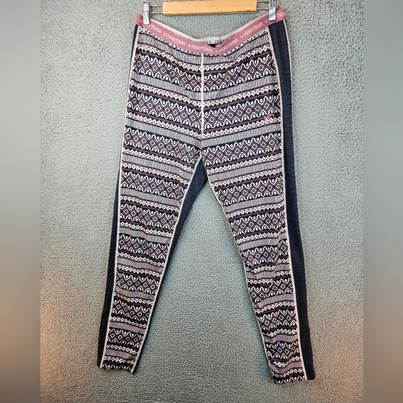 Kari Traa Womens Lune Pant See Measurements For Sz Base Layering Pink & Black - Picture 2 of 12